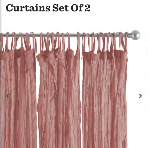 Cost Plus World Market Other - Crinkle Cotton Curtains